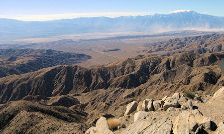 View of the Coachella Valley from Joshua Tree National Park